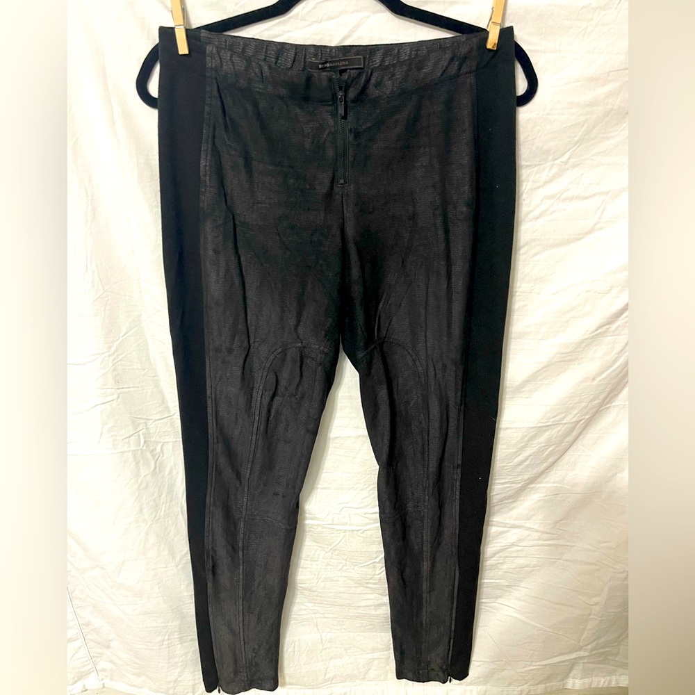 BCBG Stretch Two Tone Skinny Pants